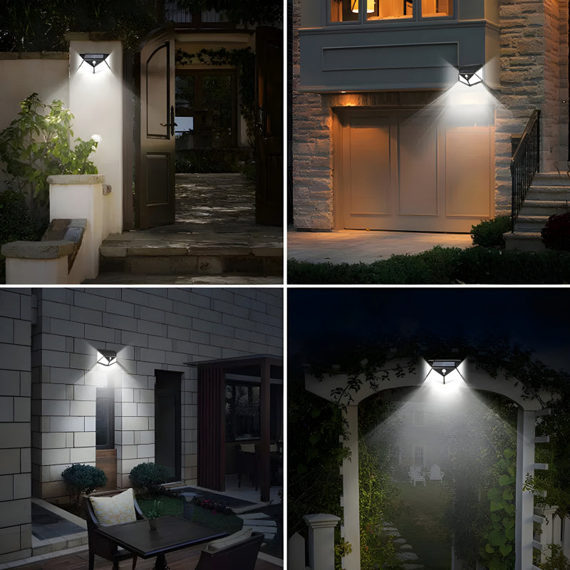 LED Wall Light (Solar + Motion Sensor)