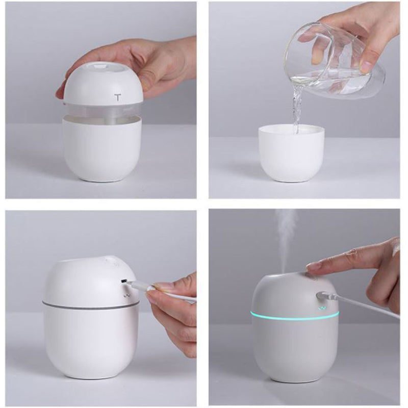 Mini Humidifier with LED Light